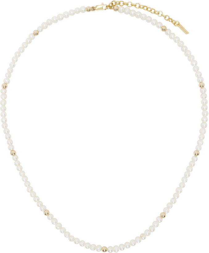 Photo: éliou White & Gold Louis Necklace