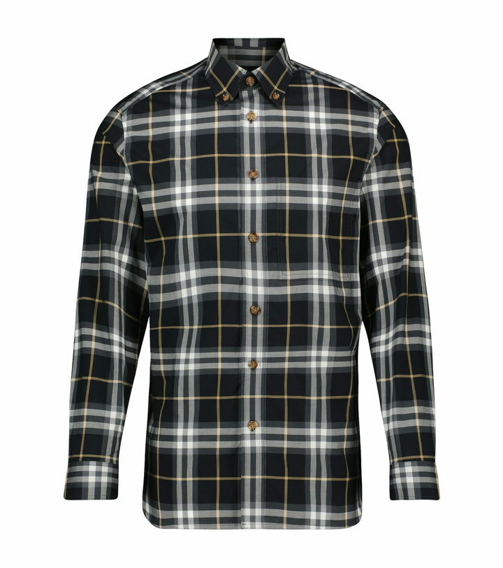 Photo: Burberry - Canwick checked cotton shirt