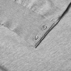 Thom Browne Men's Classic Merino Crew Knit in Light Grey