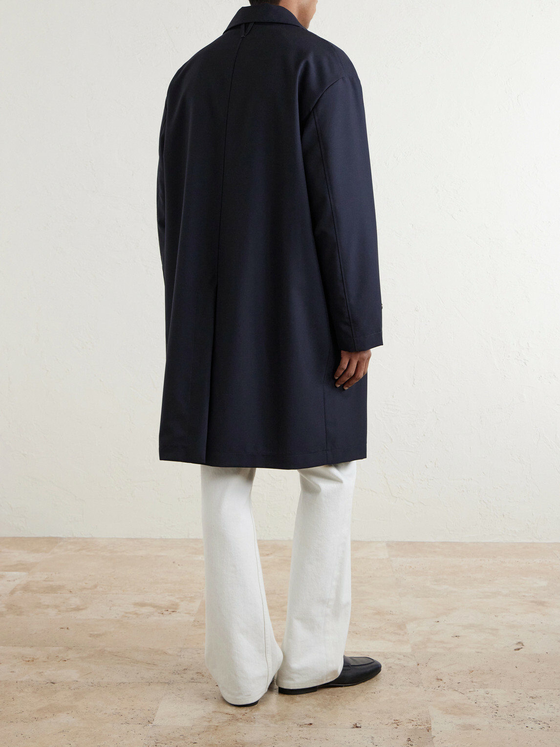 Valstar - Wool Trench Coat - Blue