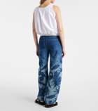 Loewe Paula's Ibiza printed barrel-leg jeans