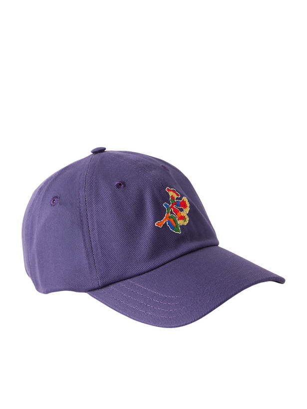 Photo: Drake's - Tapisserie Embroidered Cotton-Twill Baseball Cap