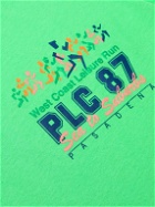 Pasadena Leisure Club - Leisure Run Printed Combed Cotton-Jersey T-Shirt - Green