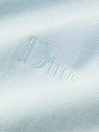 DIME - Logo-Embroidered Cotton-Jersey Sweatshirt - Blue