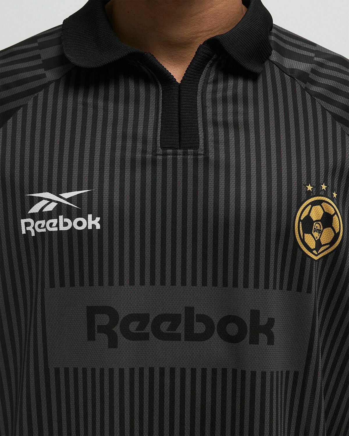 Reebok SOCCER LS TEE 22 Black Mens Jersey Reebok