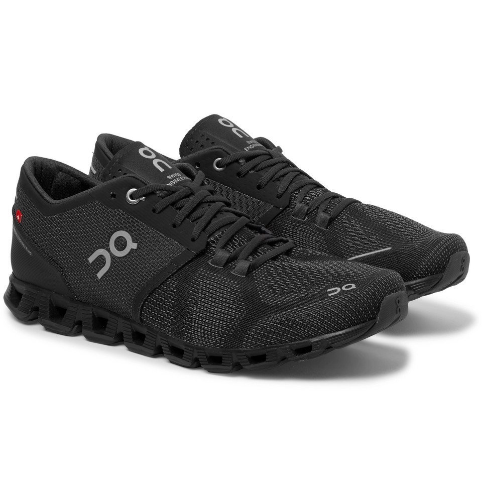 On - Cloud X Mesh Sneakers - Black On