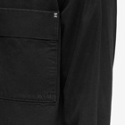 Wooyoungmi Men's Back Logo Denim Shirt in Black Denim
