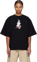 ABRA Black Crewneck 'Sexy Girl' T-shirt