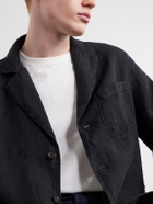Corridor - Linen Blazer - Black