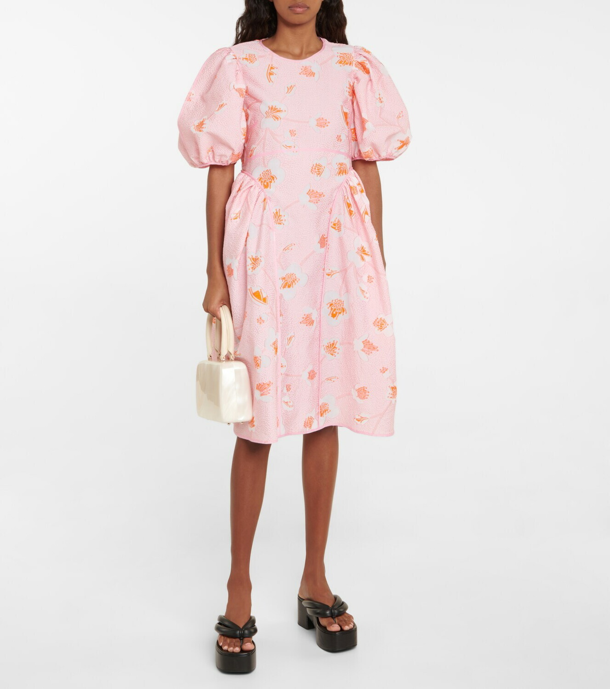 Cecilie Bahnsen - Fonda fil coupé minidress Cecilie Bahnsen