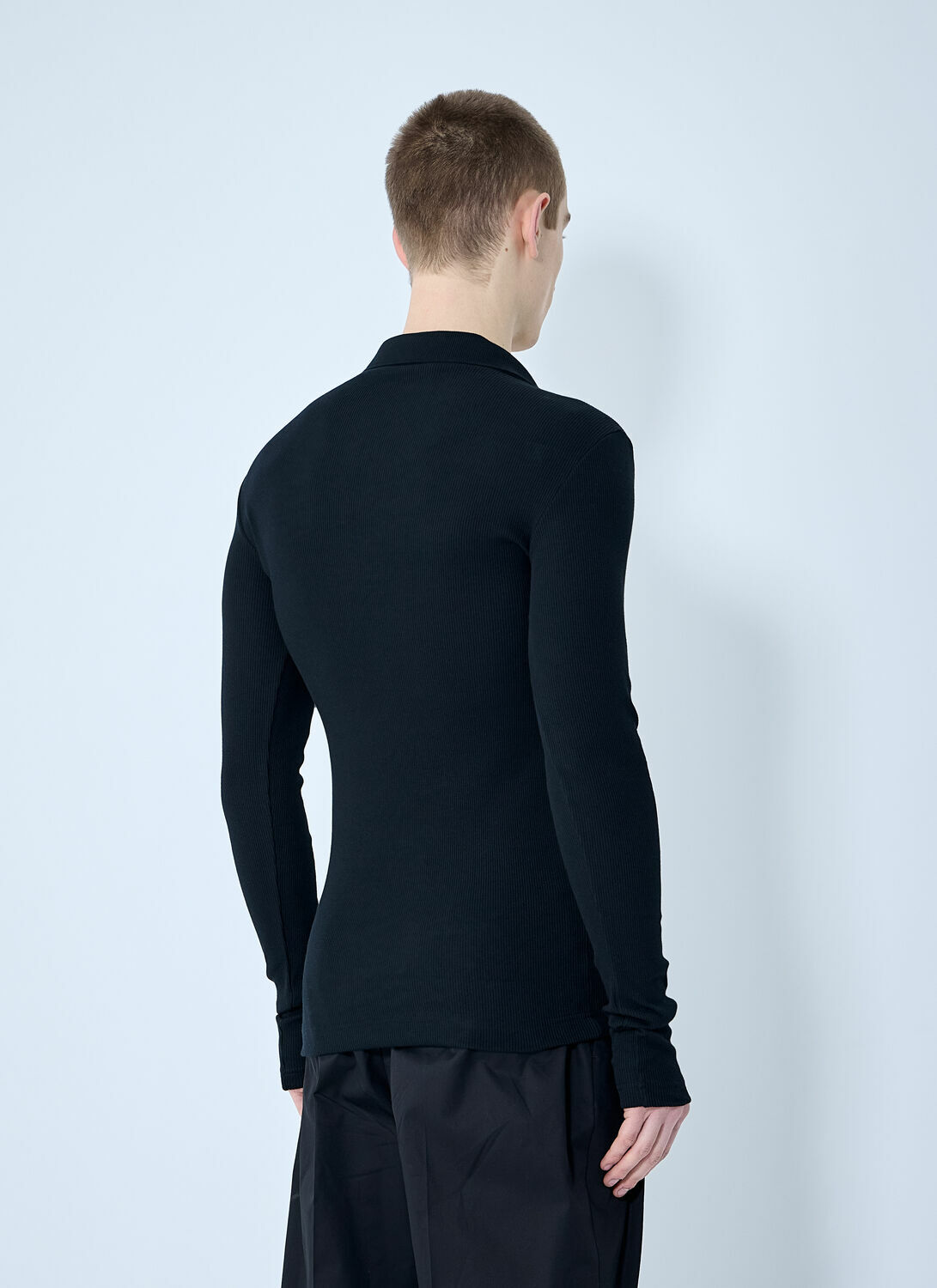 Dolce & Gabbana Jersey Polo Sweater