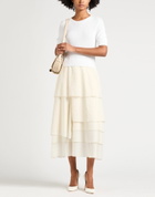 Peserico Womens Midi dress in White