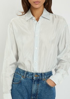 Bettter Lining Shirt Striped Satin Bodysuit Multicoloured