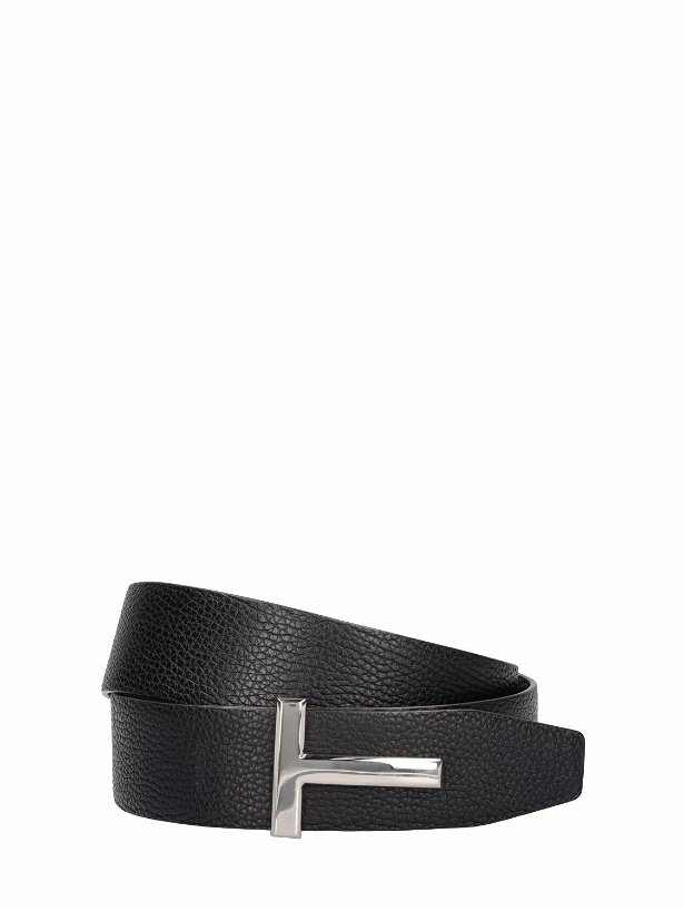 Photo: TOM FORD - Reversible Leather T Belt