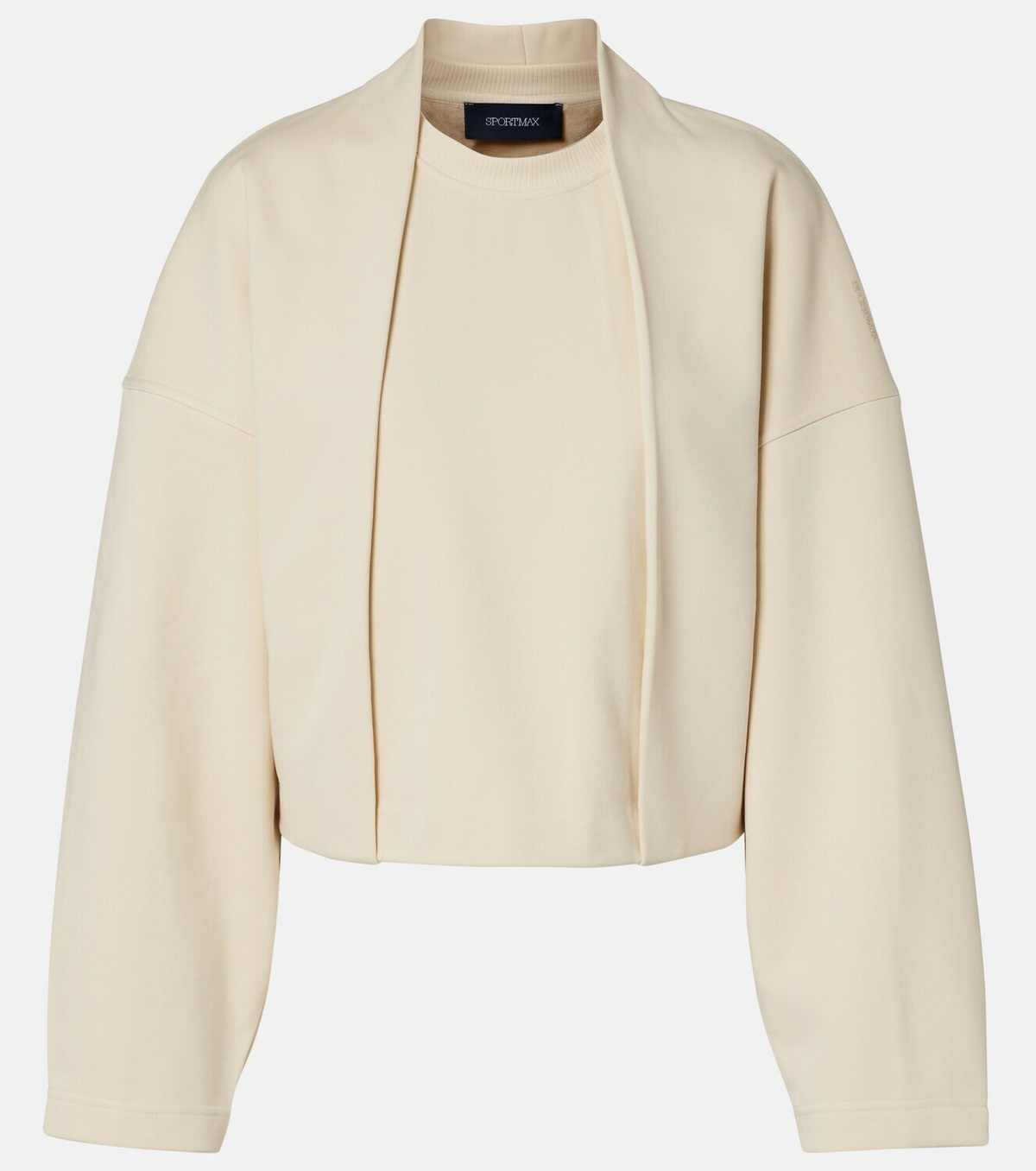 Sportmax Minnie cotton-blend jersey sweatshirt