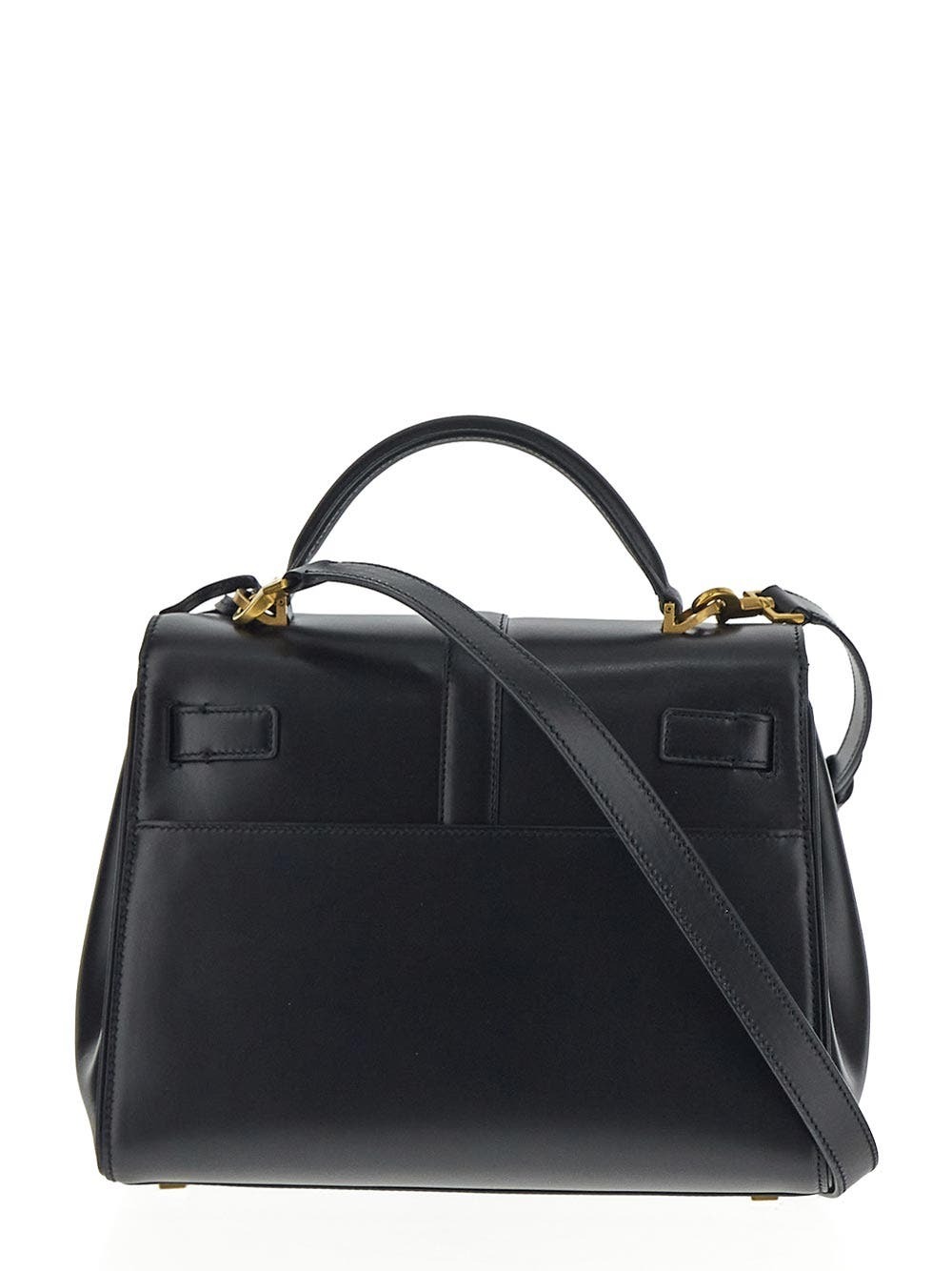 SAINT LAURENT Le Fermoir ブラックショルダーバッグ Saint Laurent Le Fermoir Bag Saint Laurent