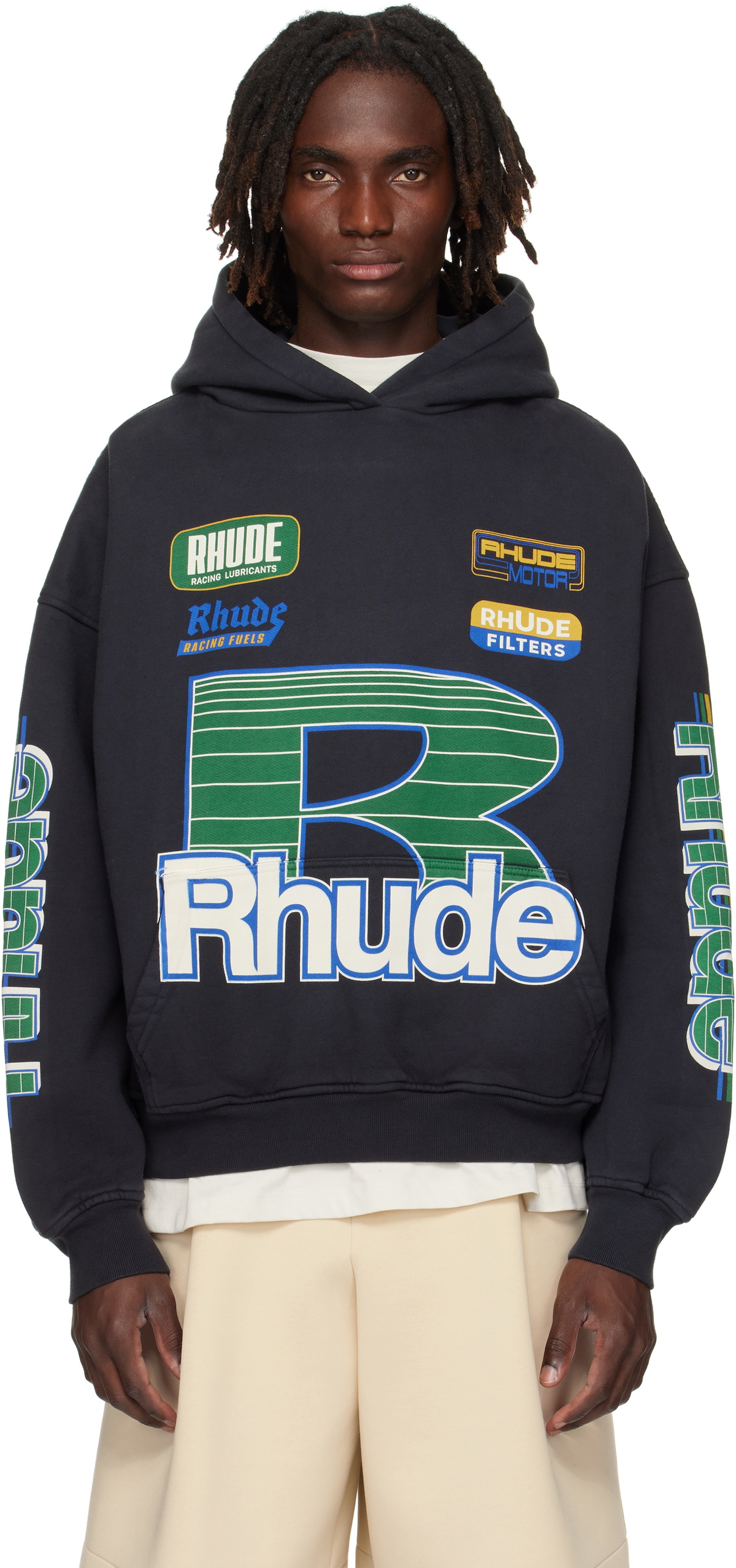 【関税込み】Rhude ブラック 'Rhude 27' ジャージ Rhude Black ''Rhude 27' Jersey Rhude
