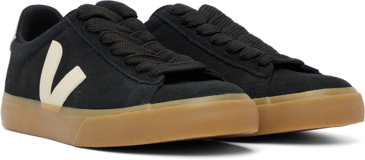 VEJA Black Campo Bold Suede Sneakers