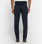 Thom Sweeney - Brook Cotton-Corduroy Trousers - Men - Midnight blue