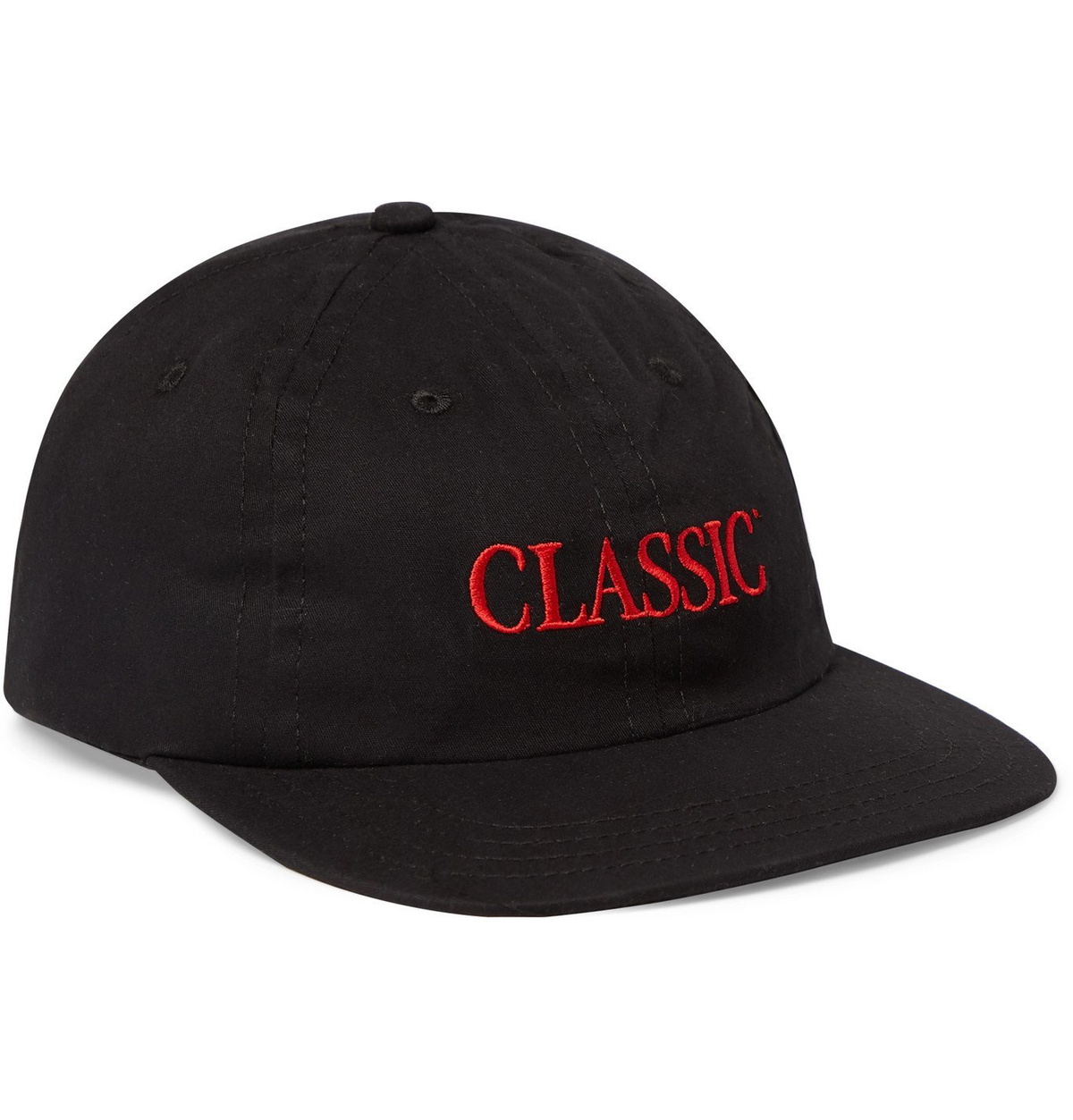 Classic Black Snapback Cap