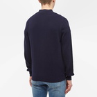 Comme des Garçons Play Men's Double Heart Cardigan in Navy