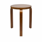 Artek Alvar Aalto 1933 Stool 60 in Walnut Stained Birch 