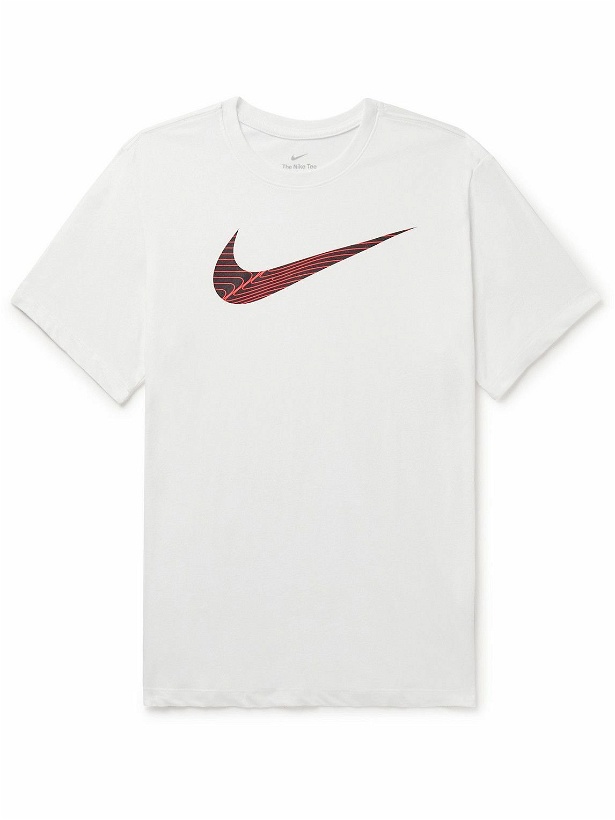 Photo: Nike Training - Logo-Print Dri-FIT T-Shirt - White