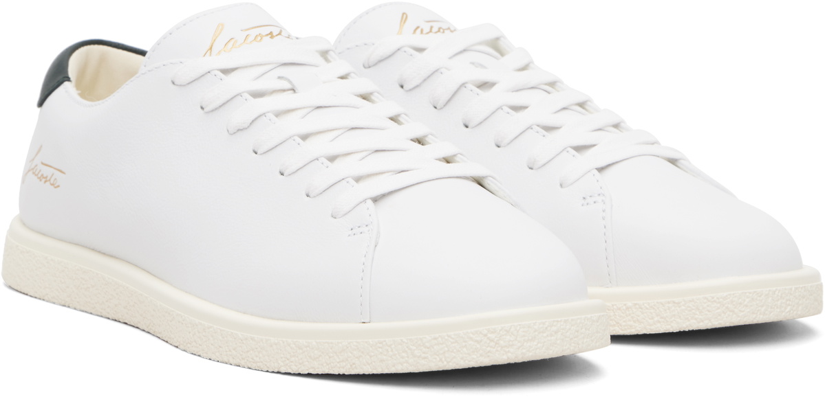 Lacoste White Linecourt Leather Sneakers
