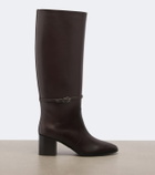 Aquazzura Cotswold leather knee-high boots