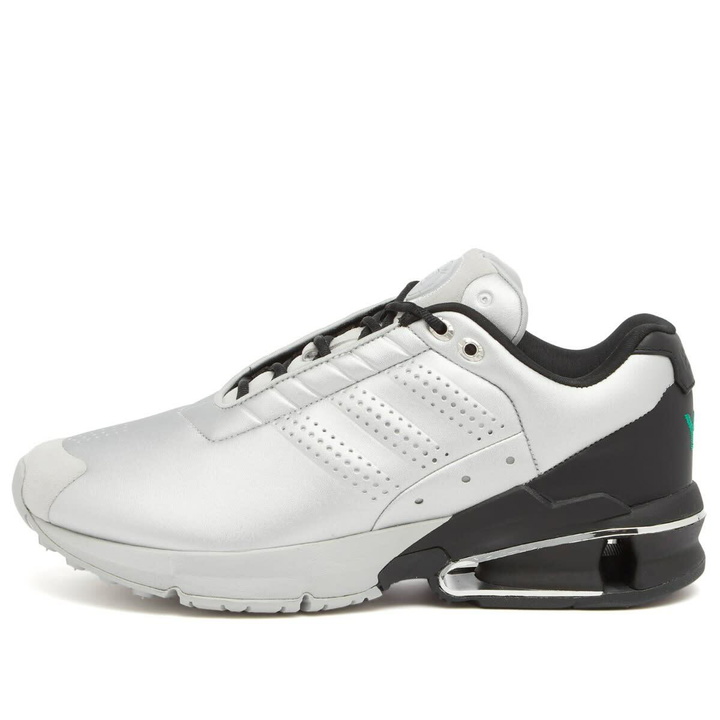 Photo: END. x Y-3 A3 Control Sneaker in Black/Metallic Silver/Court Green