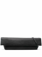 Tsatsas Black Kirat Leather Clutch Bag