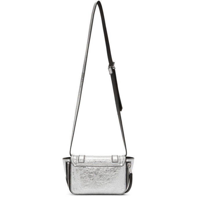 Proenza Schouler Silver Mini Zip PS1 Crossbody Bag Proenza Schouler