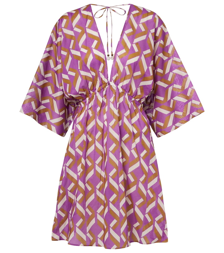 Photo: Eres Feel patterned cotton voile minidress