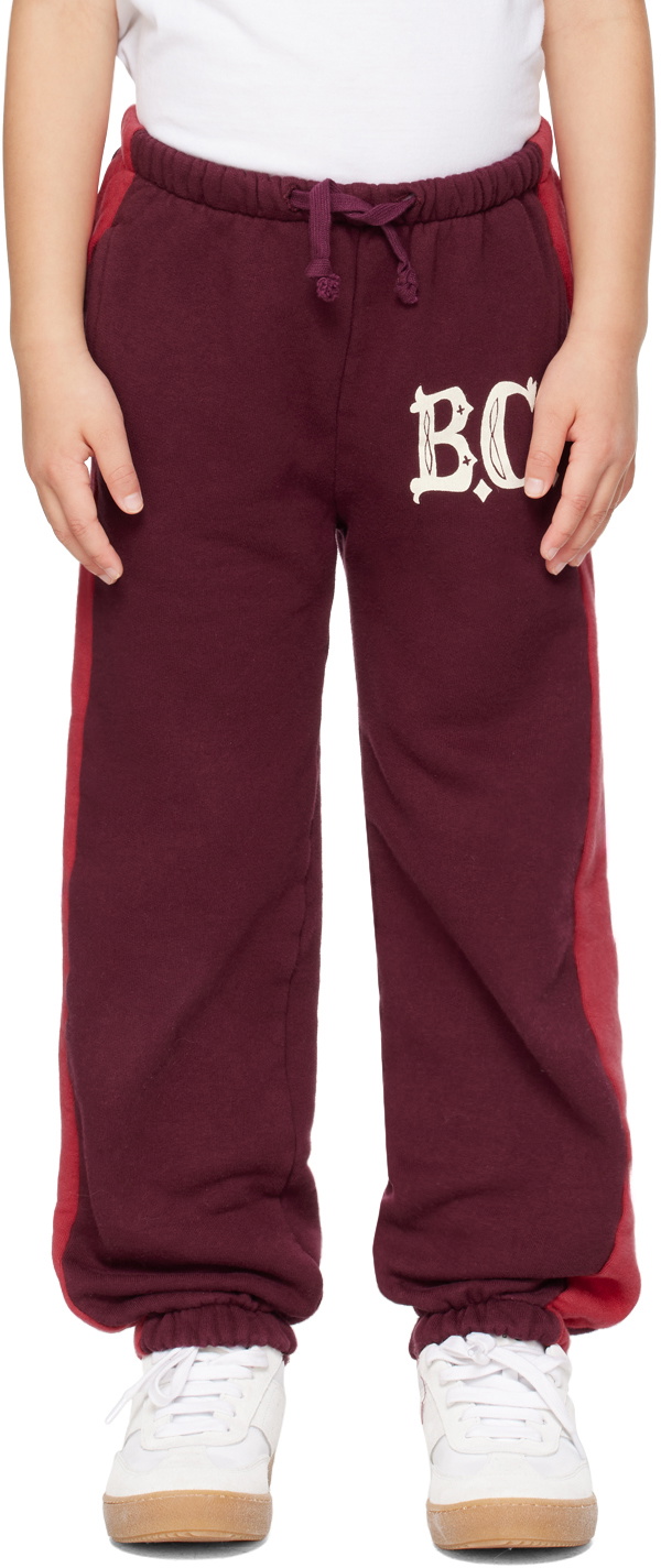 Boys burgundy sweatpants on sale