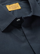 Tod's - Logo-Embroidered Cotton Shirt - Blue
