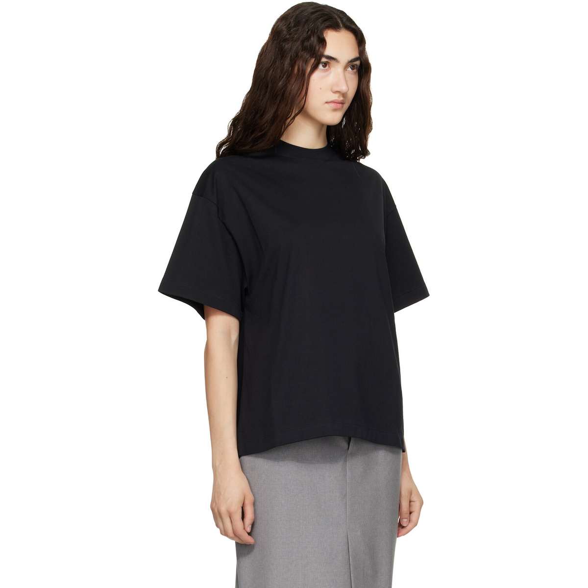 Jil Sander Black Cotton Crew-Neck T-shirt