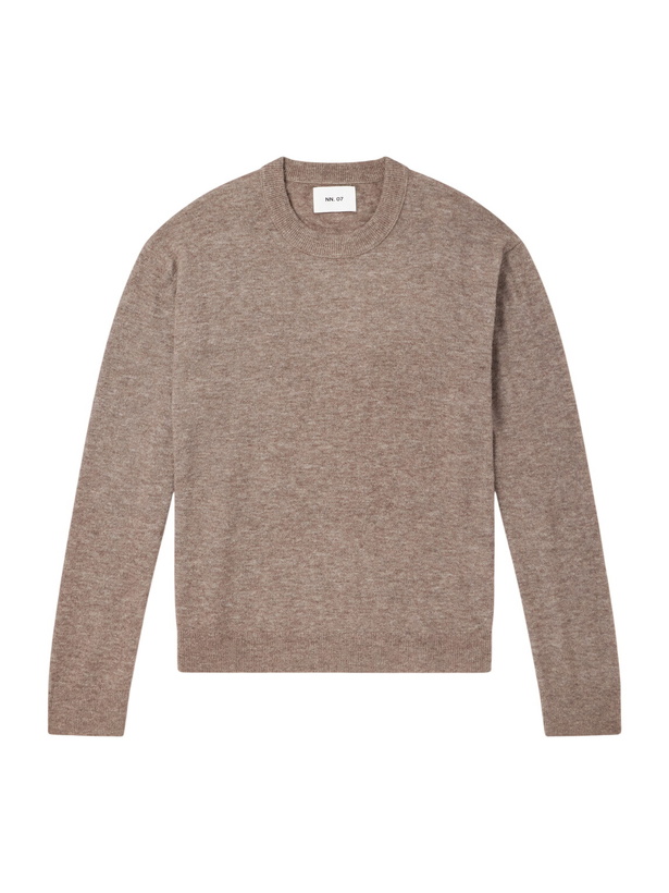 Photo: NN07 - Gavin 60073 Wool-Blend Bouclé Sweater - Neutrals