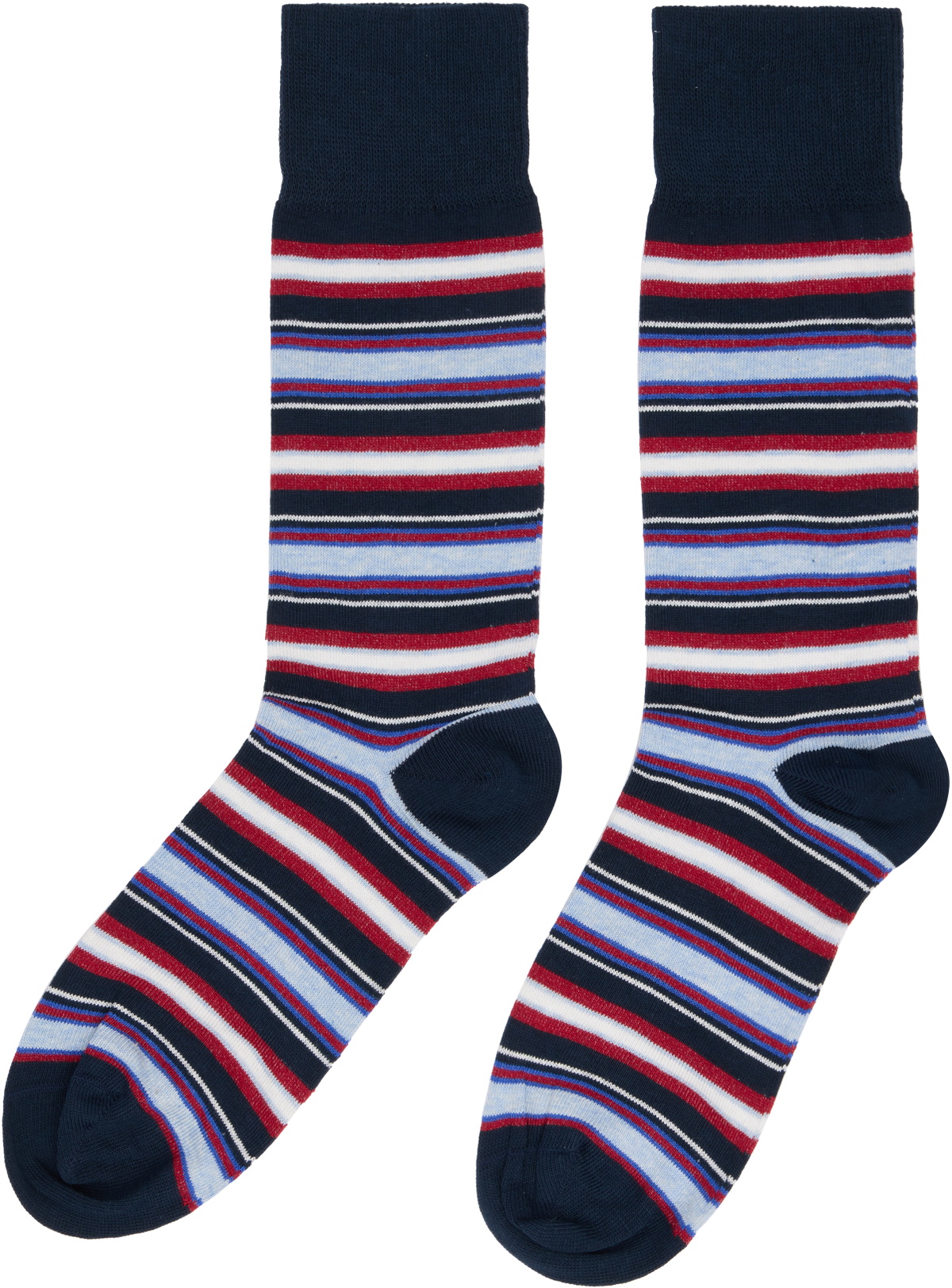 Paul Smith Three-Pack Multicolor Mixed Stripe Cracker Set Socks