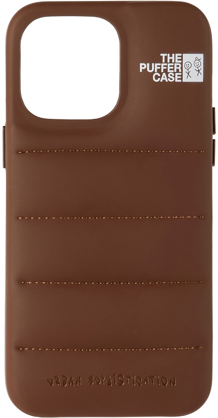 Photo: Urban Sophistication Brown 'The Puffer' iPhone 14 Pro Max Case