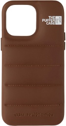 Urban Sophistication Brown 'The Puffer' iPhone 14 Pro Max Case