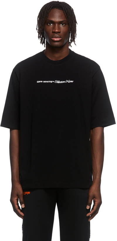 Photo: Off-White Black 'Collection Name' Logo T-Shirt