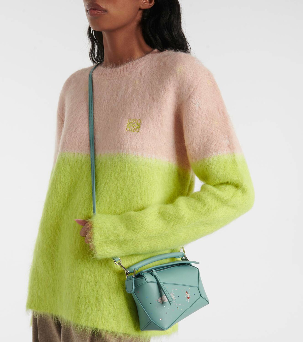 ★LOEWE × Suna Fujita★タコ パズルバッグ ミニ Loewe x Suna Fujita Puzzle Mini Squid Tote Bag in Leather