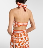 Dolce&Gabbana Majolica cotton poplin minidress