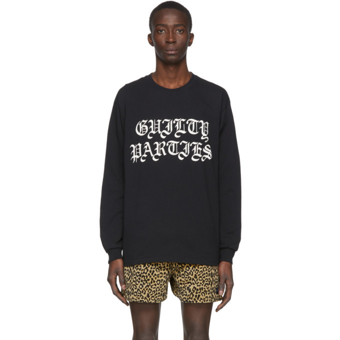 Wacko Maria Black Guilty Parties Long Sleeve T-Shirt Wacko Maria