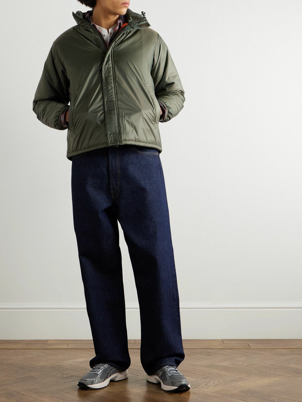 Beams Plus - Padded Ripstop Jacket - Green Beams Plus