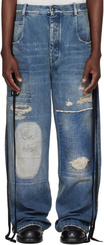 Photo: Ann Demeulemeester Blue Olan 5 Pocket High-Comfort Jeans