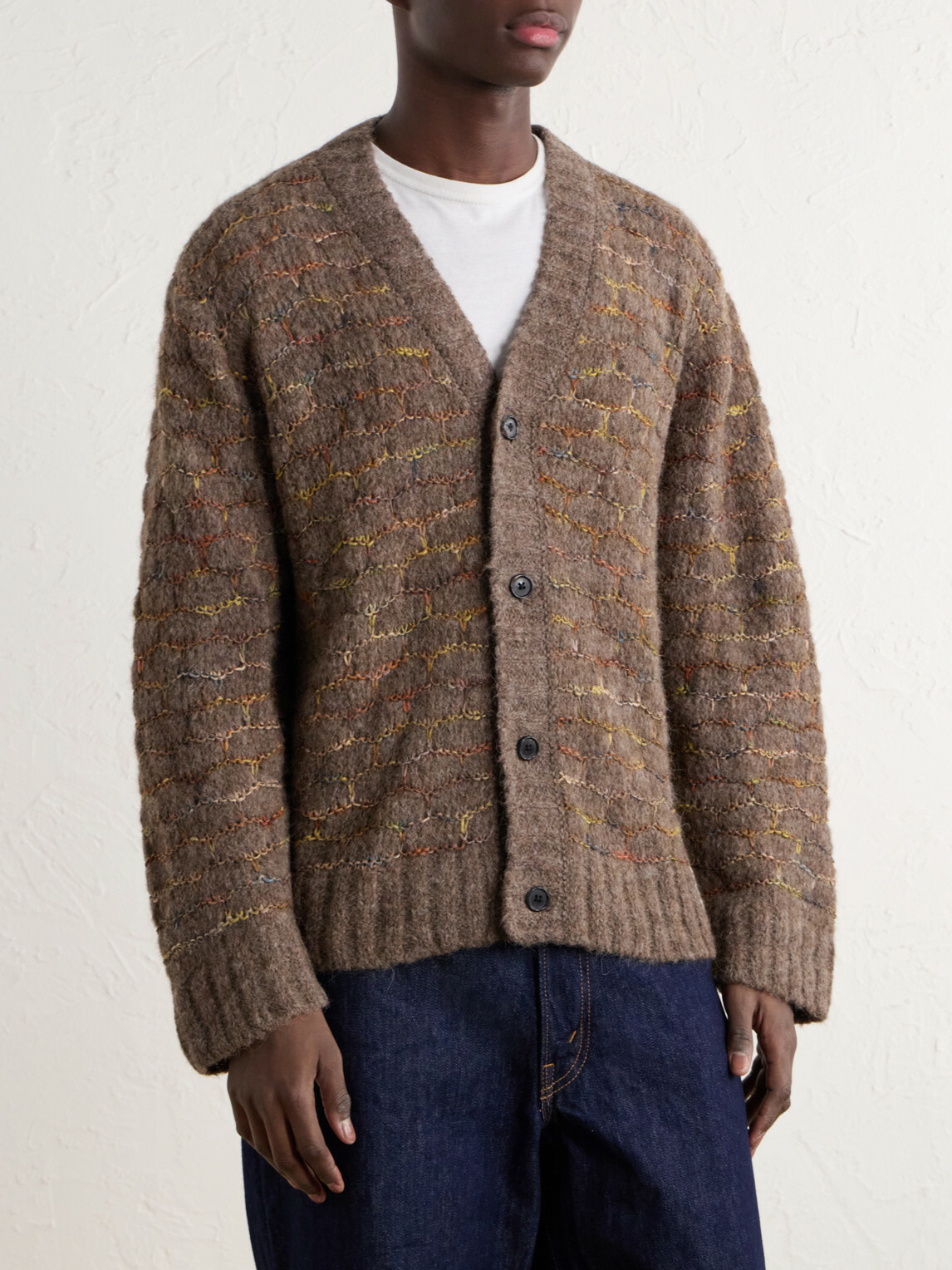 Corridor - Raga Alpaca-Blend Cardigan - Brown