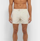 TOM FORD - Slim-Fit Short-Length Swim Shorts - White