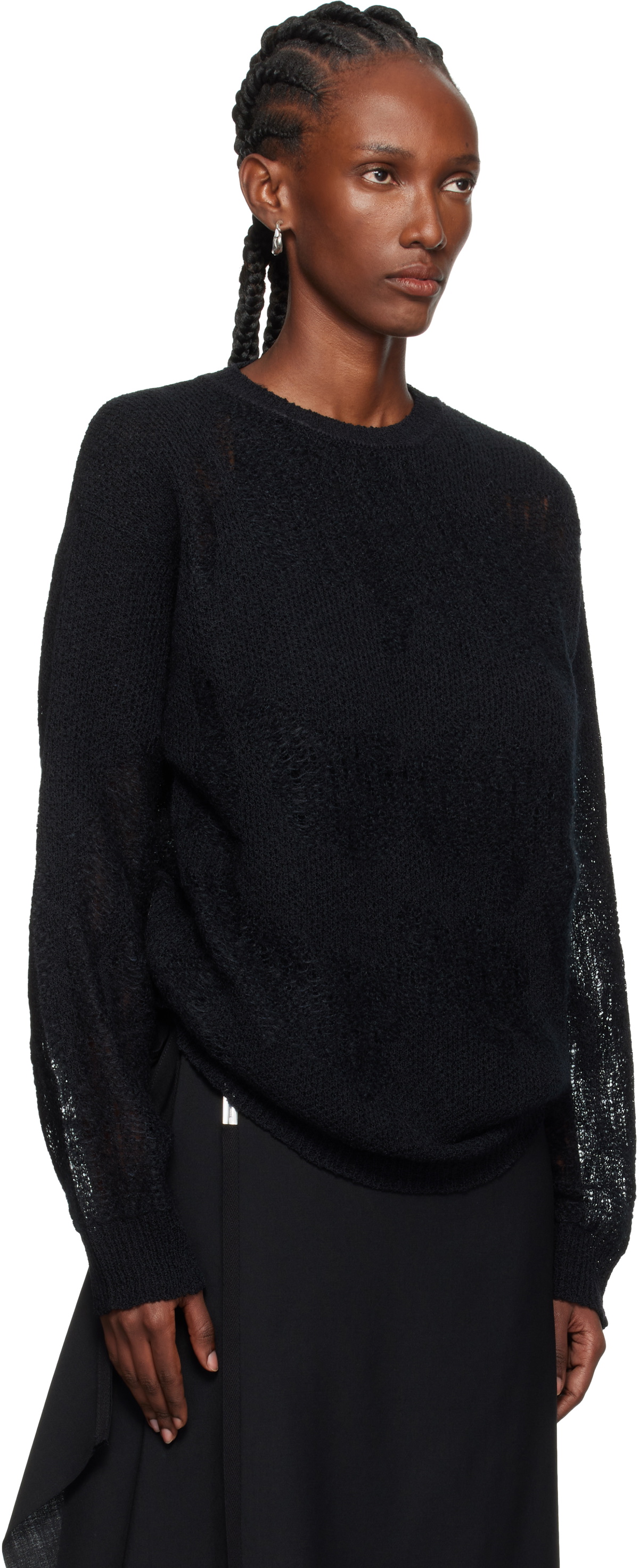 Ann Demeulemeester Black Lalla Oversize Sweater