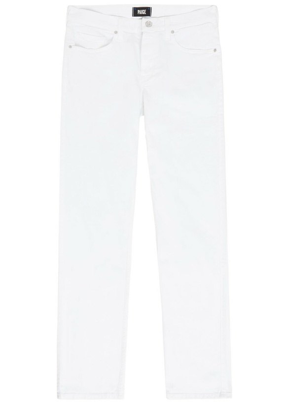 Photo: Paige Normandie Slim Straight-leg Jeans White
